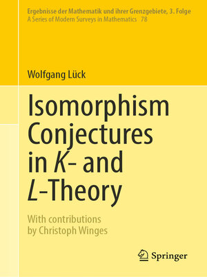 cover image of Isomorphism Conjectures in K- and L-Theory